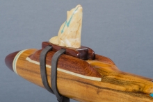 Texas Ebony Native American Flute, Minor, Low D-3, #J34F (7)